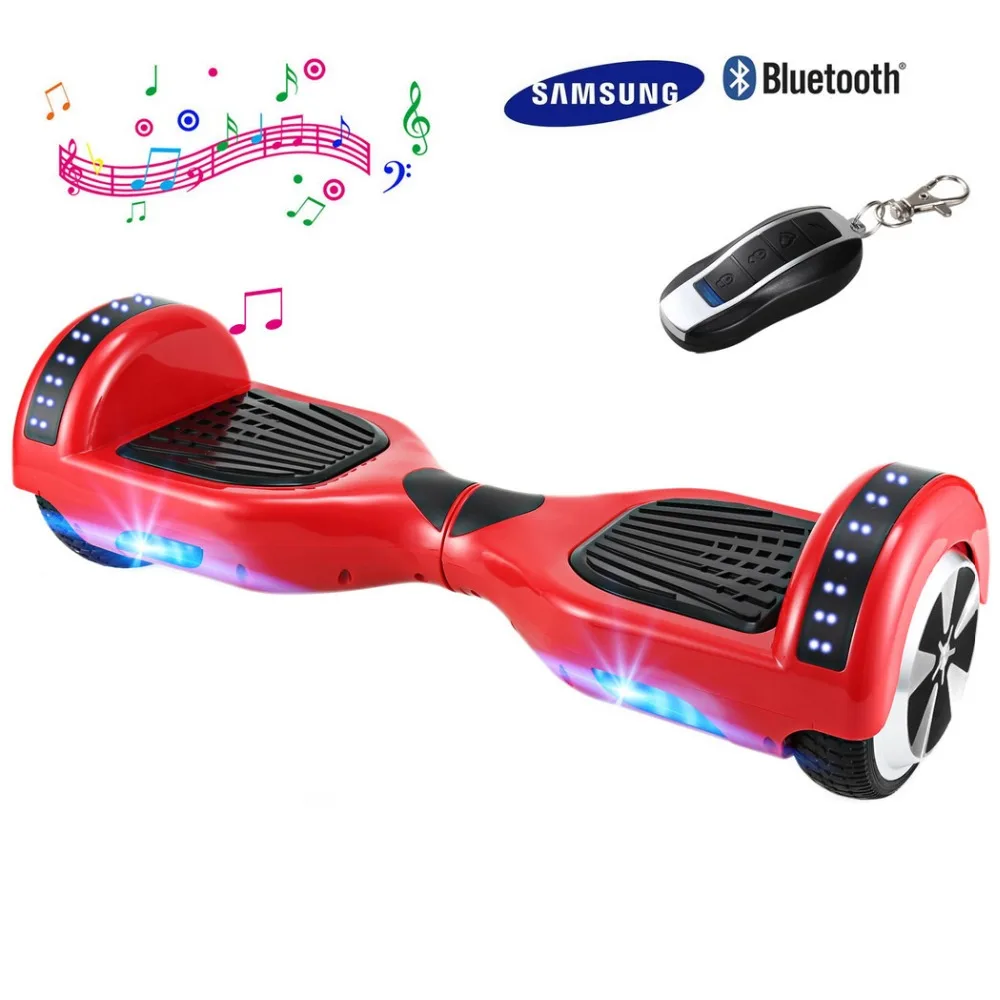 6 5 ''электрический скутер bluetooth led динамик ХОВЕРБОРДА двухколесный велосипед
