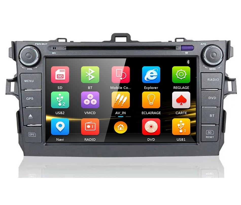 

8" Car DVD player with GPS BT/TV USB SD AUX,audio Radio stereo,Car multimedia for TOYOTA COROLLA 2006 2007 2008 2009 2010 2011