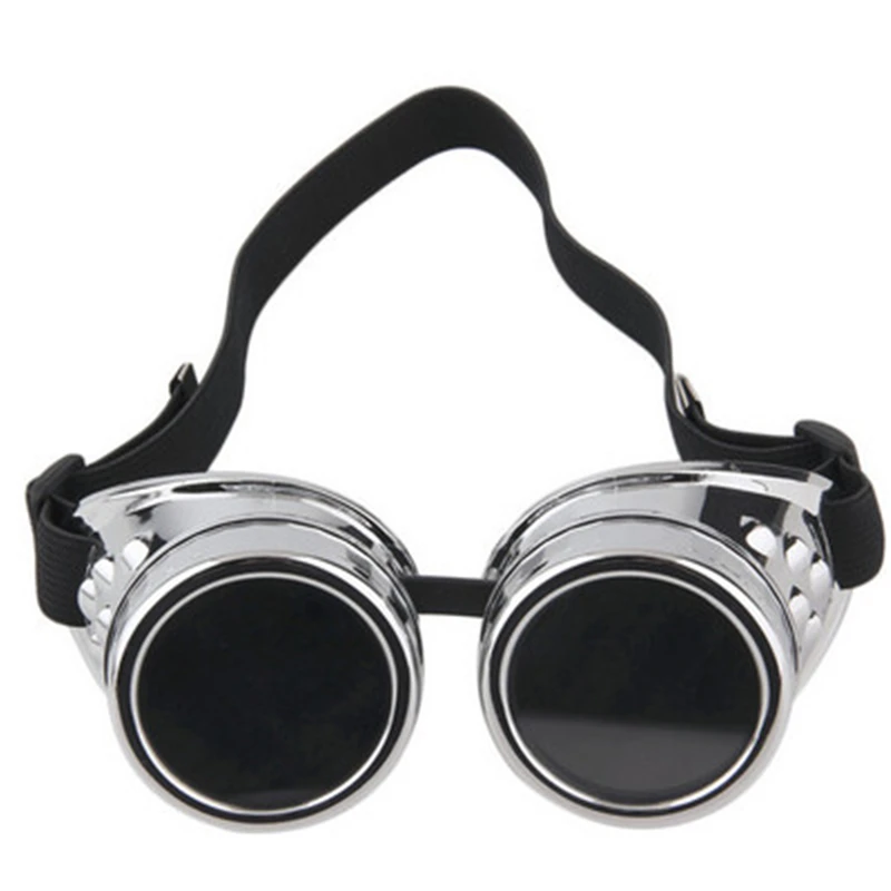 Круглые Солнцезащитные очки в стиле стимпанк винтажные ретро для косплея мужчин