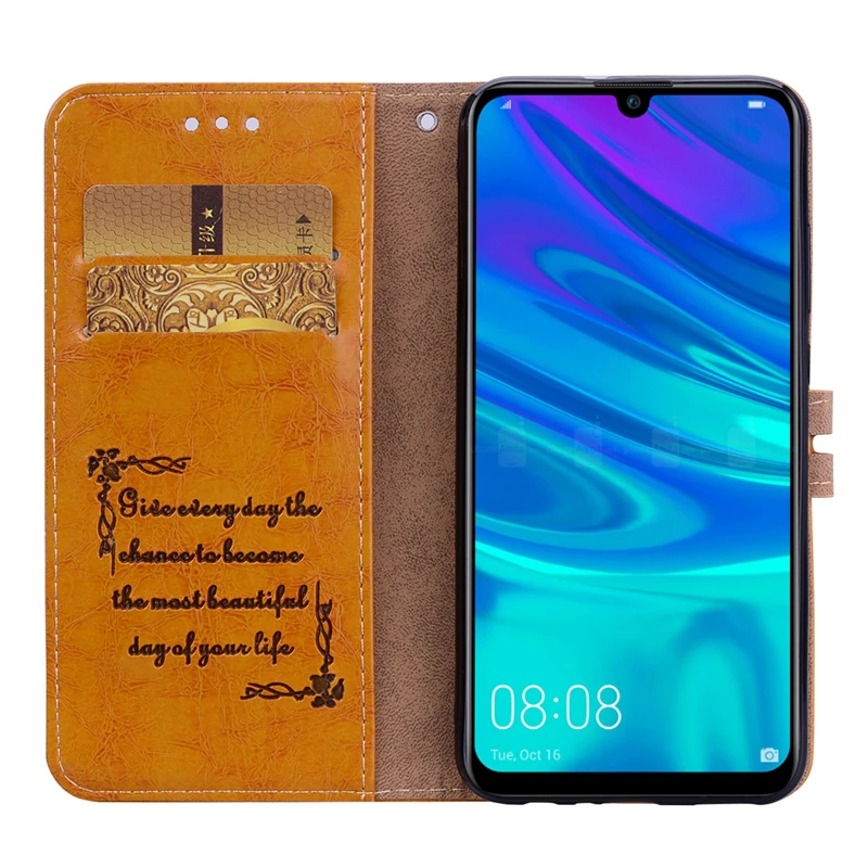 Бизнес Флип кожаный чехол для huawei P30 P20 Pro P10 Lite Honor 8C 8X 7A 7C P Smart Y9 Y5 Y6 Prime Коврики 10 20 Lite