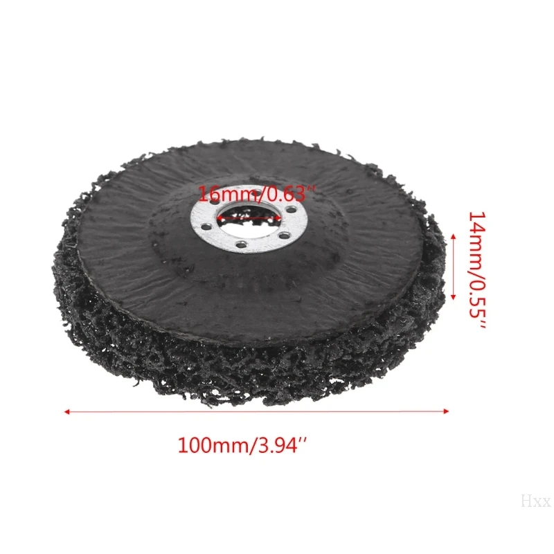 

SAILFLO Poly Strip Disc Wheel Paint Rust Removal Clean Remove For Angle Grinder 100x16mm
