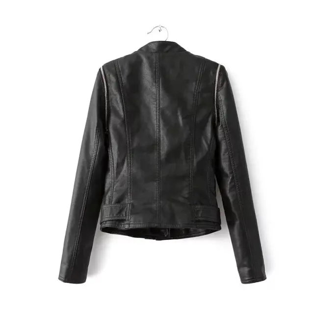 Ftlzz Женская куртка из искусственной кожи Новое поступление Модная уличная