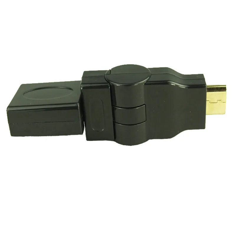Новейший кабель переходник Micro HDMI Male Female с поворотом на 180/360 градусов и прямым