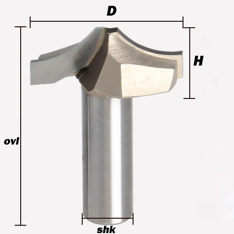 1 шт. 1/2*3/8 фреза по дереву для станков с ЧПУ режущие инструменты гравирования