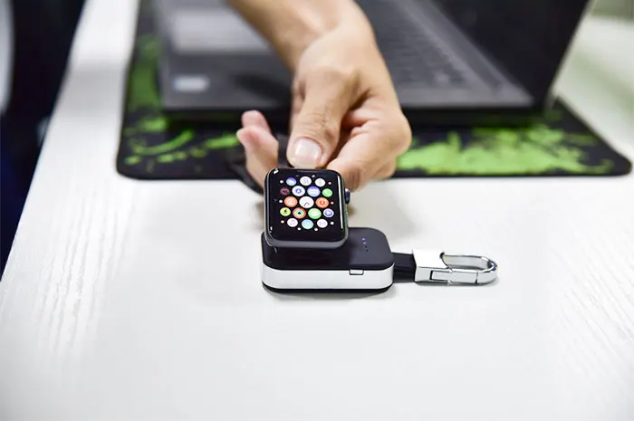 Беспроводное зарядное устройство для Apple Watch 44 мм/42 мм/38 мм/40 мм iWatch 5 4 3 2 1 портативный смарт-часы внешний аккумулятор power bank
