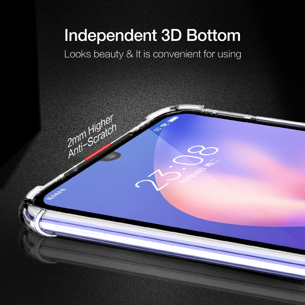 FLOVEME Case For Redmi Note 7 Transparent Soft TPU Funda Xiaomi Mi 9T K20 Pro Xiomi 9 8 SE Shockproof |