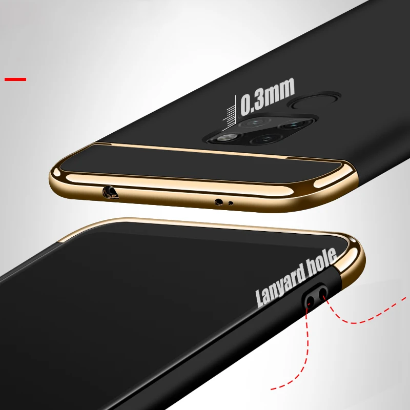 BFOLLOW Batman Case for Huawei Mate 20 / Lite Pro 3 in 1 Hard PC Matte Back Cover Coque |
