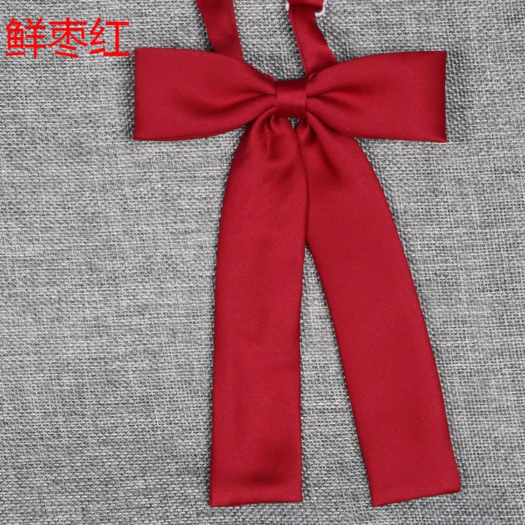 

2019 Jk Bow Tie Uniform Accessories Japanese High School Girls Neck Rope Butterfly Knot Cravat Students School Bow Ties Neckties