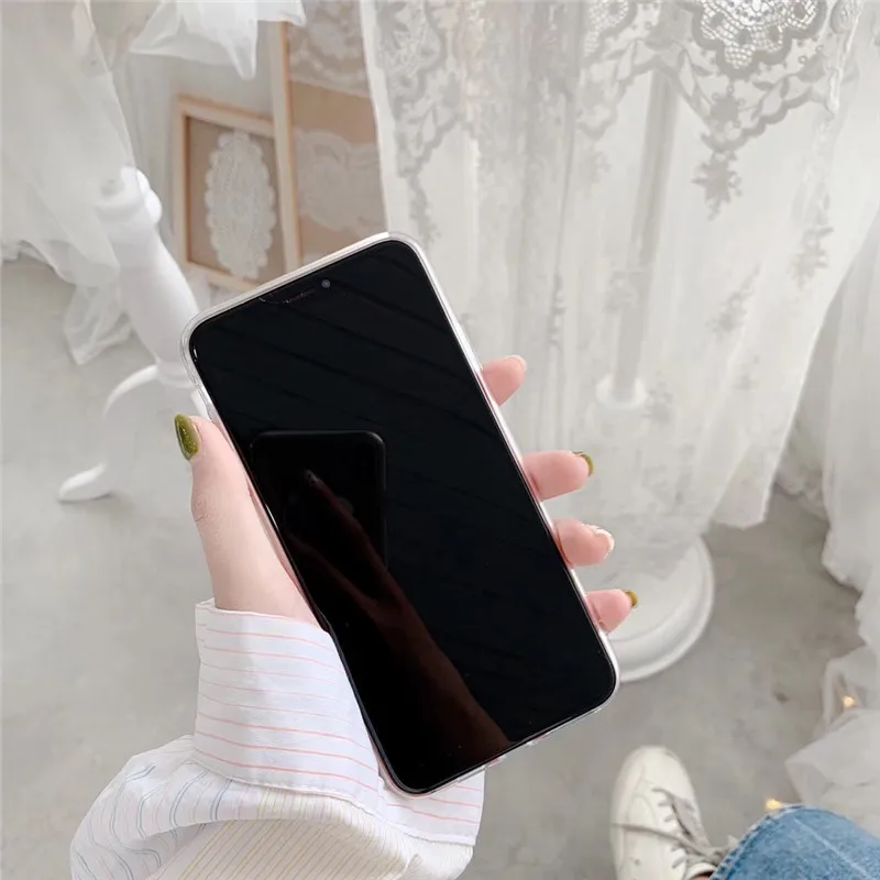JIBAN милые зеркало молока Чай девушка чехол для телефона Iphone XS Max XR X Глянцевая