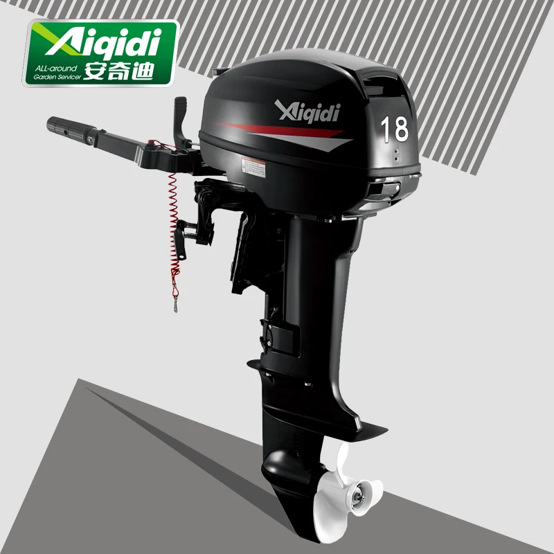 ANQIDI 2 тактный 18HP водяное охлаждение подвесная машина Судовой двигатель судовой