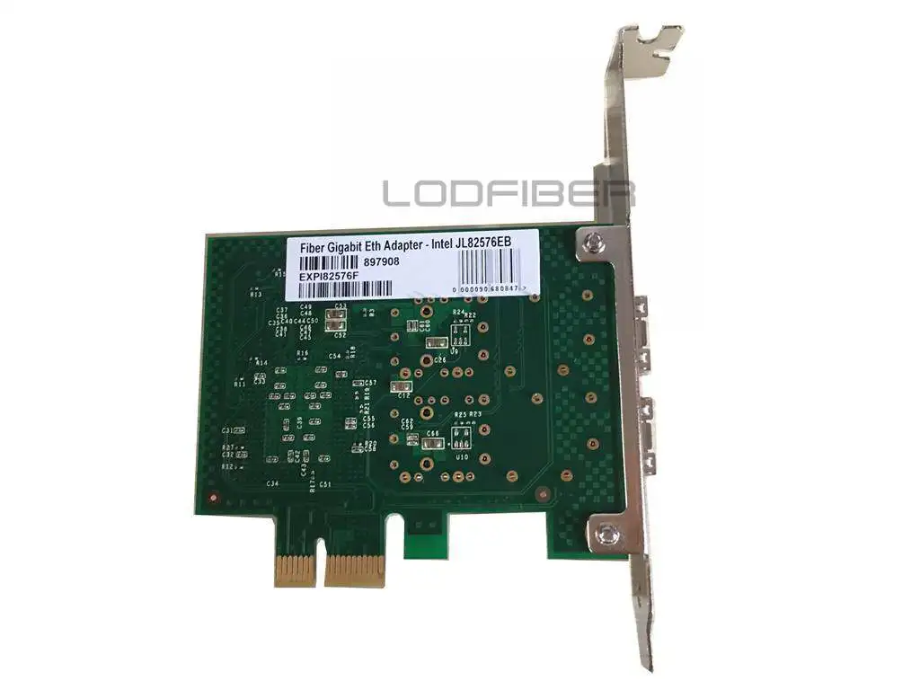 LODFIBER EXPI82576F2 OEM PCI E x1 двухпортовый SFP Fiber Gigabit Ethernet Network|Оптоволоконное оборудование|