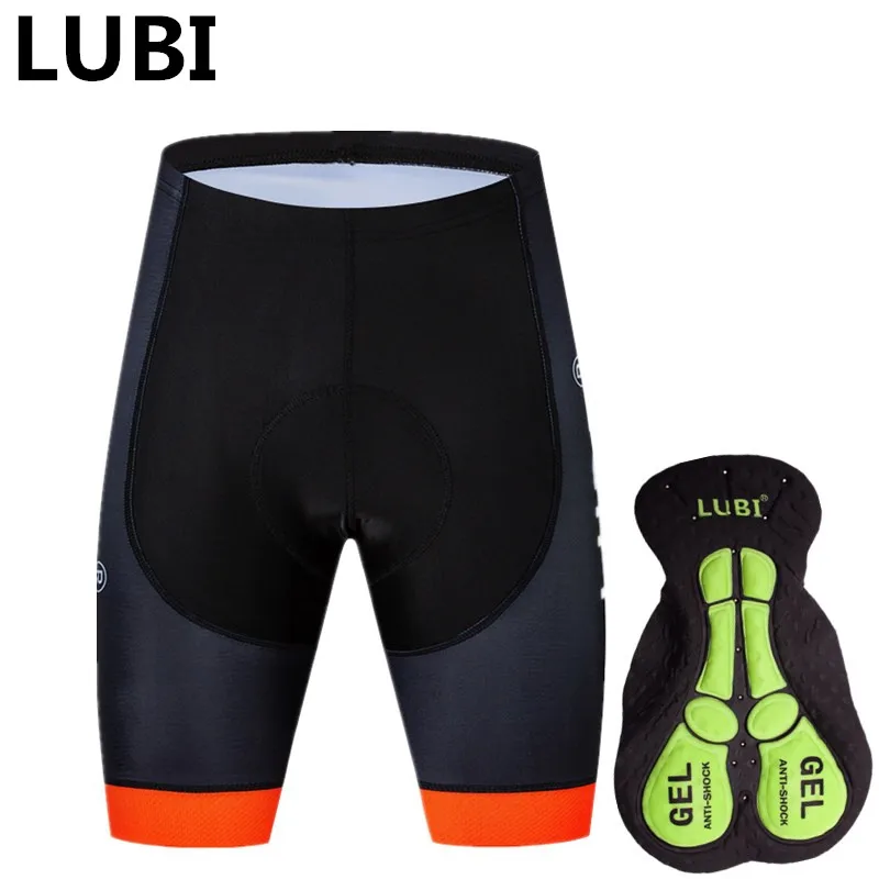 Gel Pad shorts LUBI Лето Для мужчин Pro велосипедные шорты Race гель площадку Удобные MTB брюки дорожный велосипед Колготки мягкой губкой анти- пот Для женщин нагрудники - Цвет: Gel Pad shorts