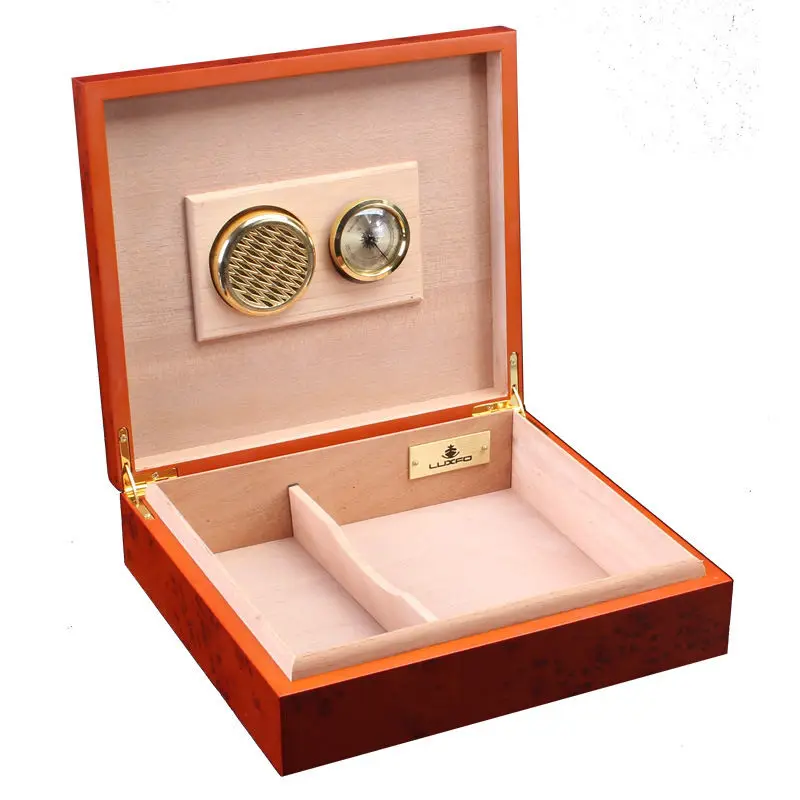 Люксфо хьюмидор Красный Кедр Дерево Портативный сигары роскошный стиль с