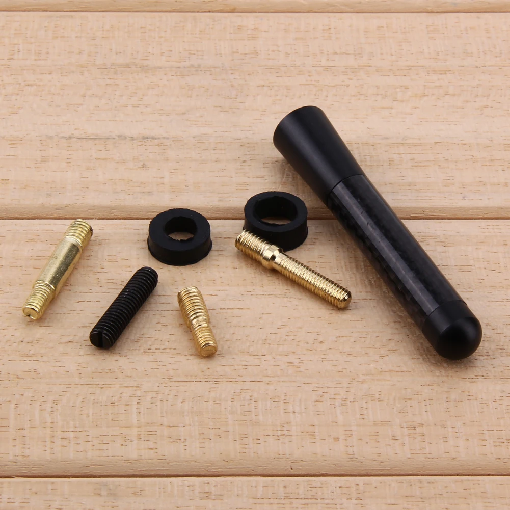 Универсальная мини антенна из углеродного волокна 8 см FM короткая для Ford Focus 2 3