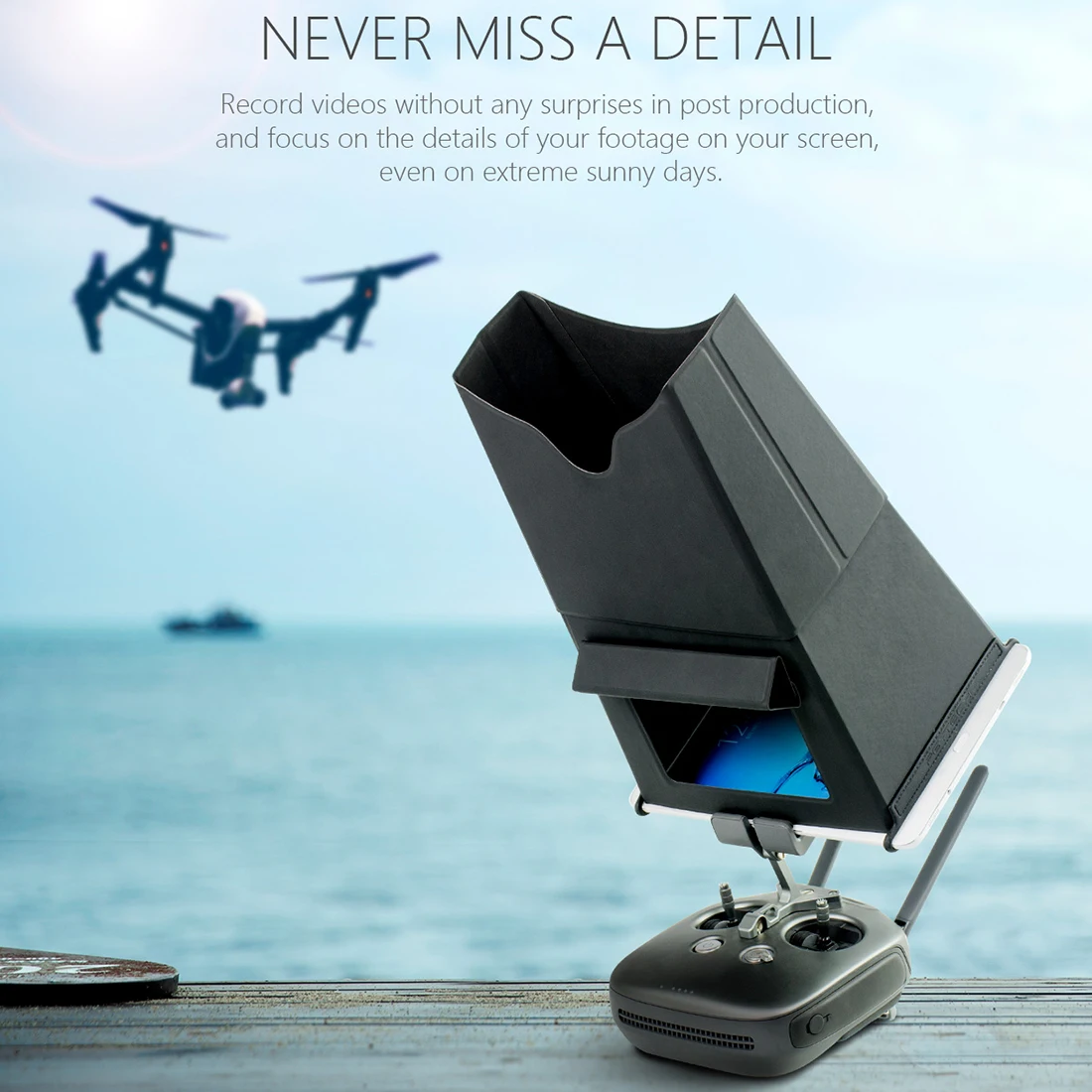 PGYTECH All-surround планшетный экран от солнца солнцезащитный светильник для DJI MAVIC PRO Spark Drone подходит для 7,9 дюймового планшета