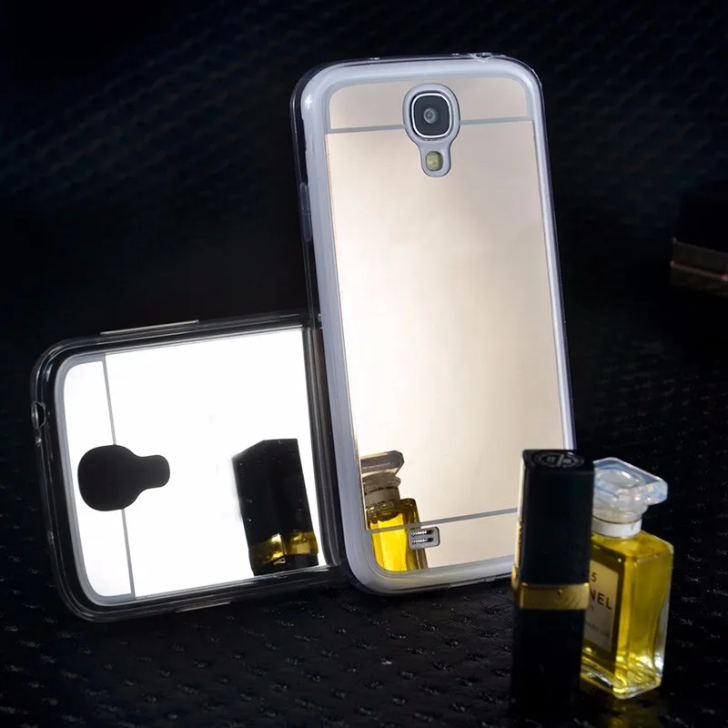 Coque S4 мини S5 мини Роскошная прозрачная пленка, поликарбонат чехол для телефона из мягкого силикона ТПУ с рисунком зеркальный чехол для Samsung Galaxy S4 i9500 S5 i9600 NEO золотой чехол