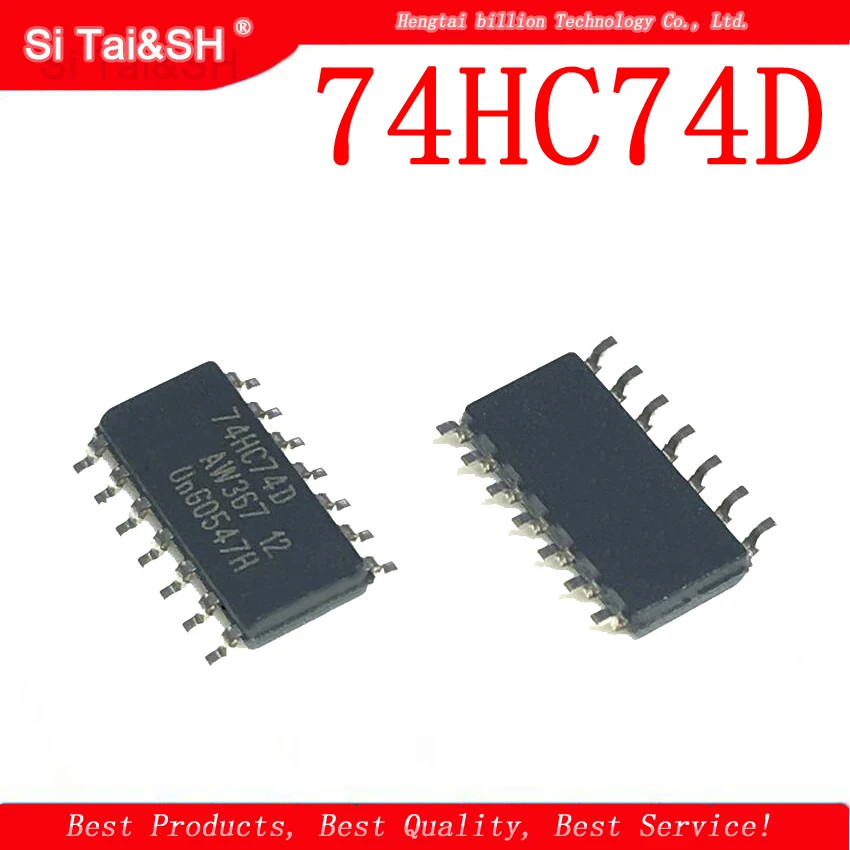10 шт. 74HC74D SOP14 74HC74 SOP SN74HC74DR SOP-14 SN74HC74 SMD новый и оригинальный IC аналоговый