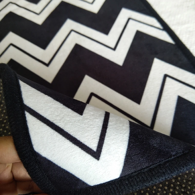 Черный белый цвет фоторезиновый Противоскользящий коврик для передней двери