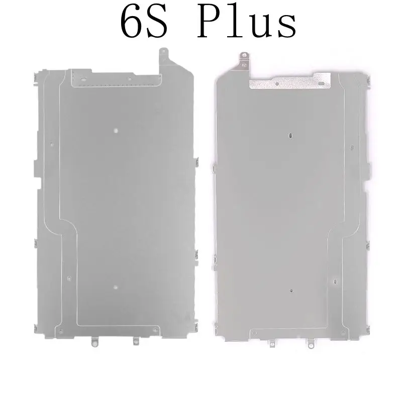 6S Plus No cable Leoleo задняя металлическая пластина щит с кнопкой домой Расширенный гибкий кабель для iPhone 5G 5S 5C 6G 6 Plus 6S Plus 7G 7 Plus 8G 8 Plus - Цвет: 6S Plus No cable