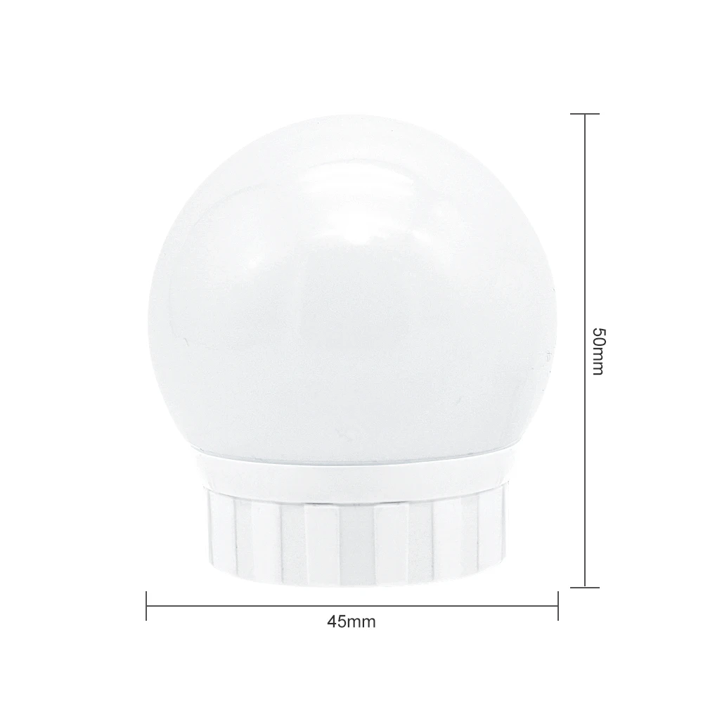 Приглушаемый светодиодный светильник для зеркала макияжа набор ламп с питанием