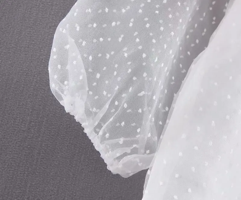 Рубашка с рукавами пузырьками в европейском и американском стиле XL45 2121| |