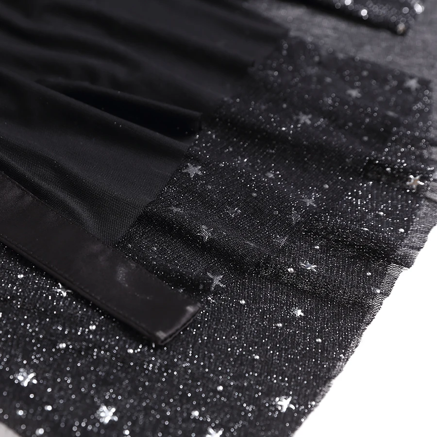 2019 Spring Fashion Long Dresses Women Short Sleeve V-Neck Star Print Vintage Wrap Casual Dress Elegant A-Line Vestidos De Festa | Женская