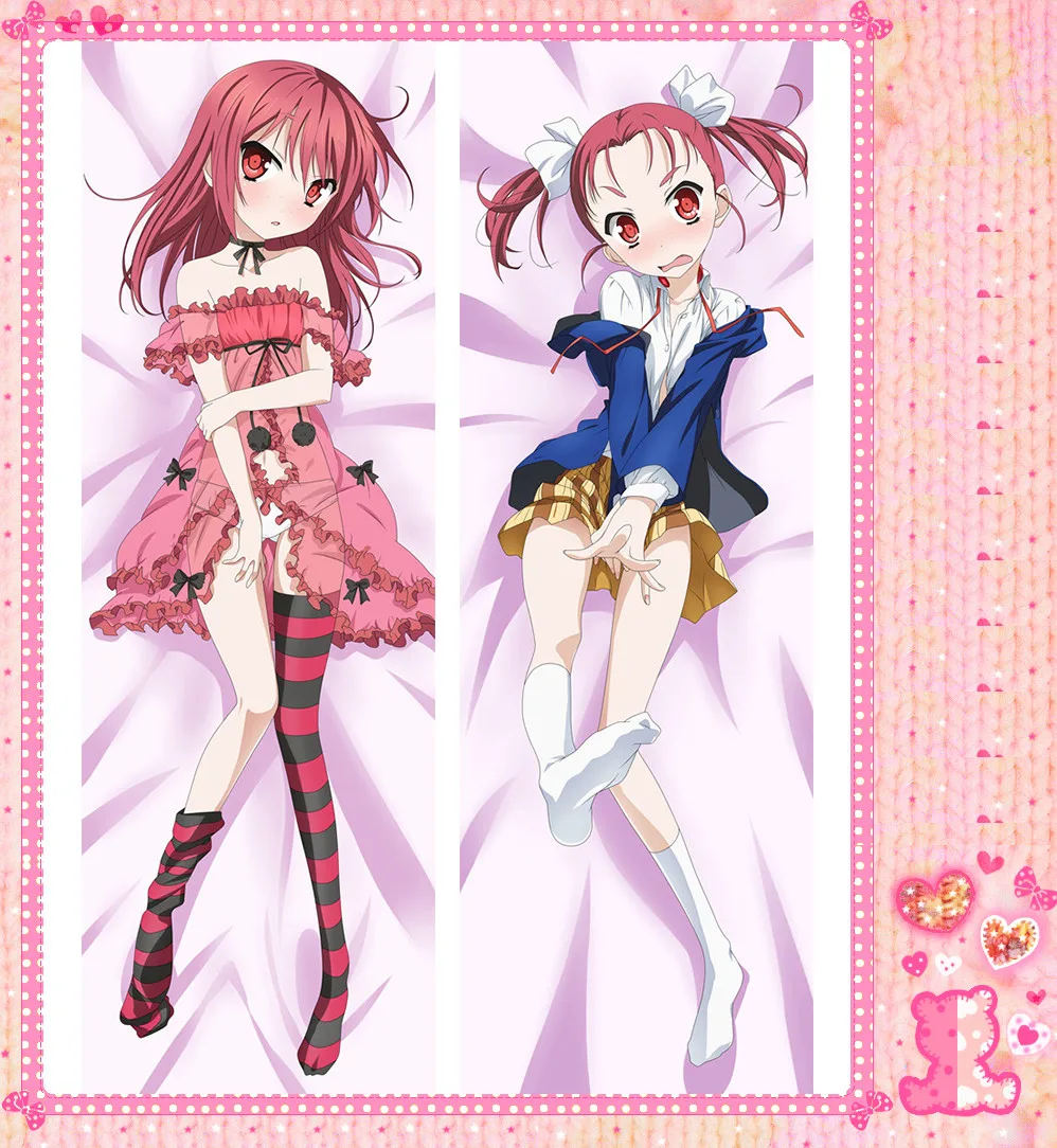 

Japanese Anime Cartoon Accel World Double sided hugging Pillow Case Pillow Cover Pillowcase Peach Skin 2 Way 71024