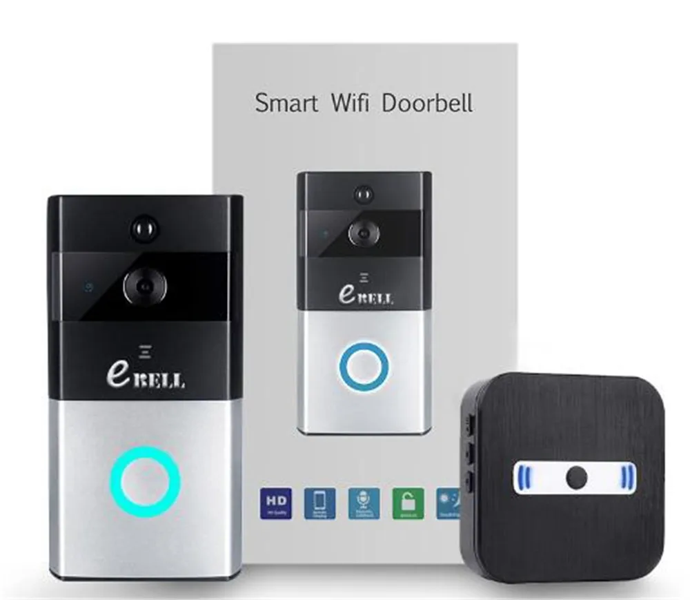Metal Case Wireless WIFI 720p Video Door Phone Intercom Alarm Doorbell