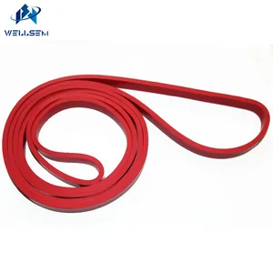 Латексные Эспандеры для кроссфита, для фитнеса, тренажерного зала, силовых тренировок, подтягивания, красные, для оптовой продажи, бесплатная доставка