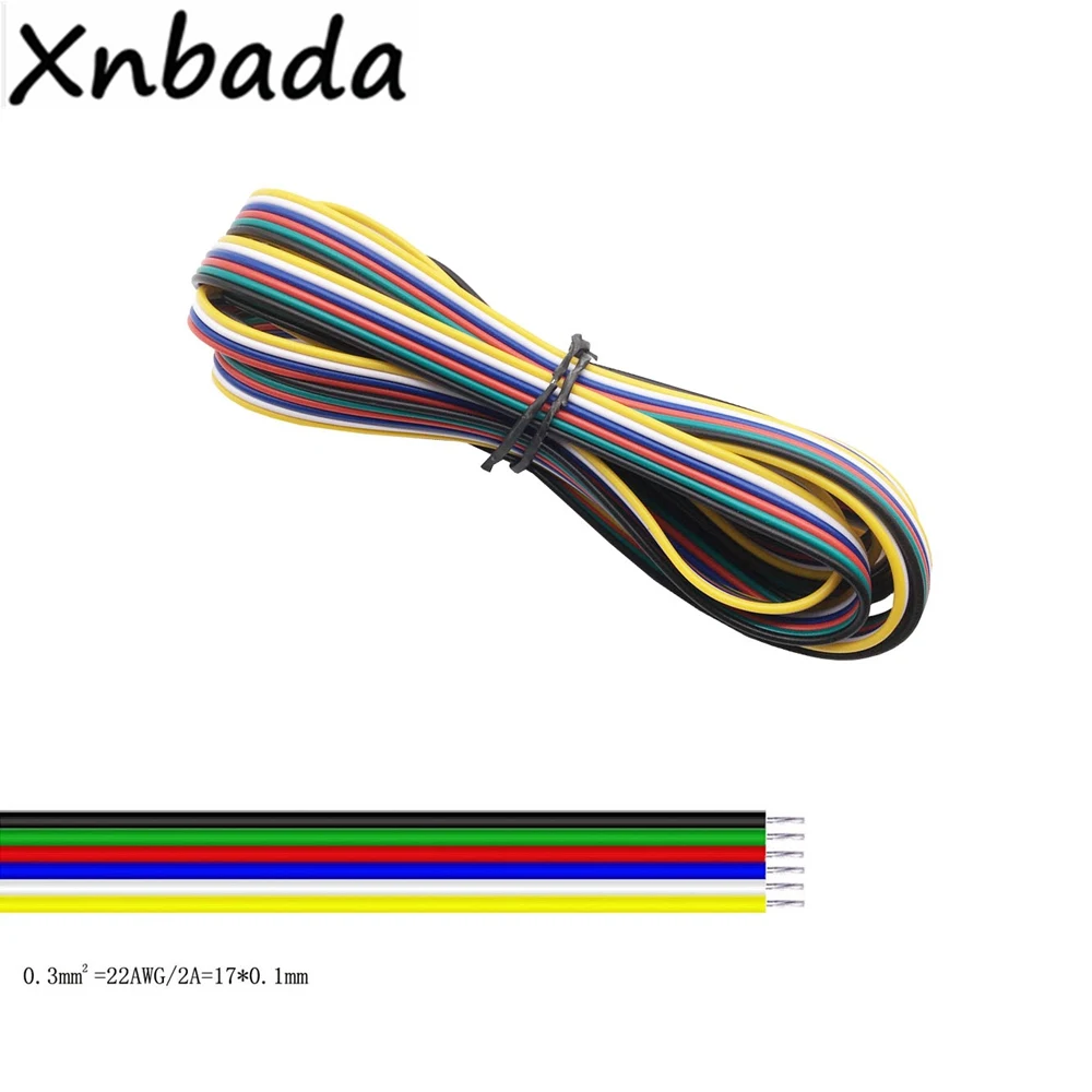 2 контактный/3 контактный/4 контактный/5 контактный/6 контактный 22AWG светодиодный