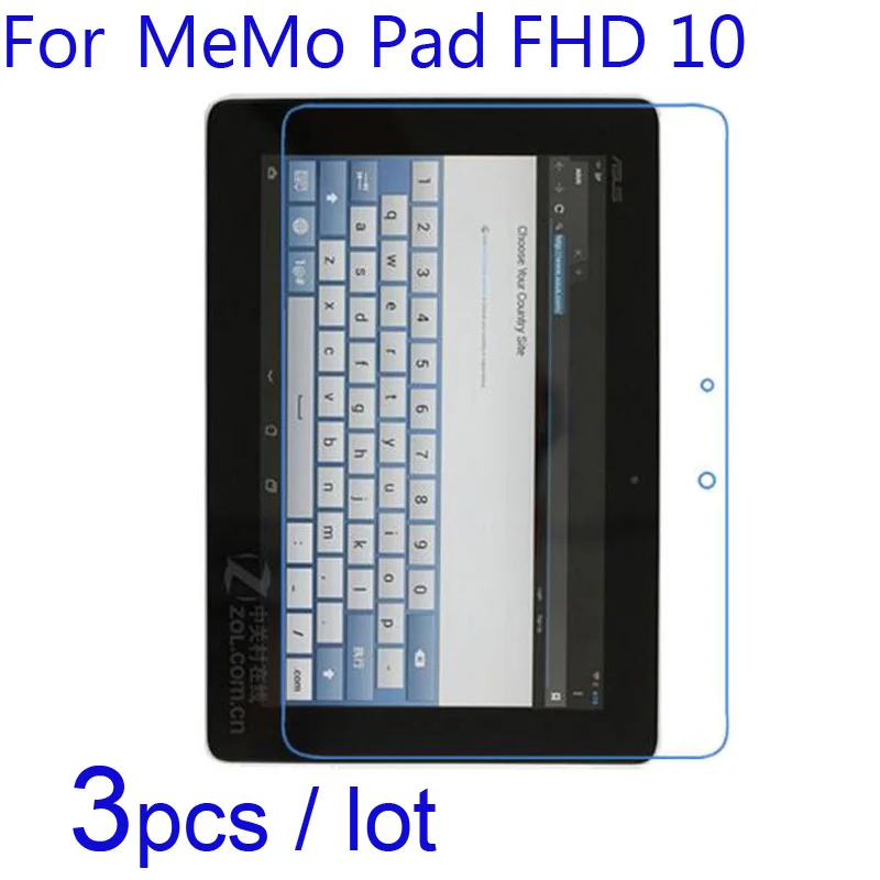 Для Asus MeMo Pad FHD10 ME302C/KL/301T Защитные пленки для экрана планшета 3 шт./лот мягкие