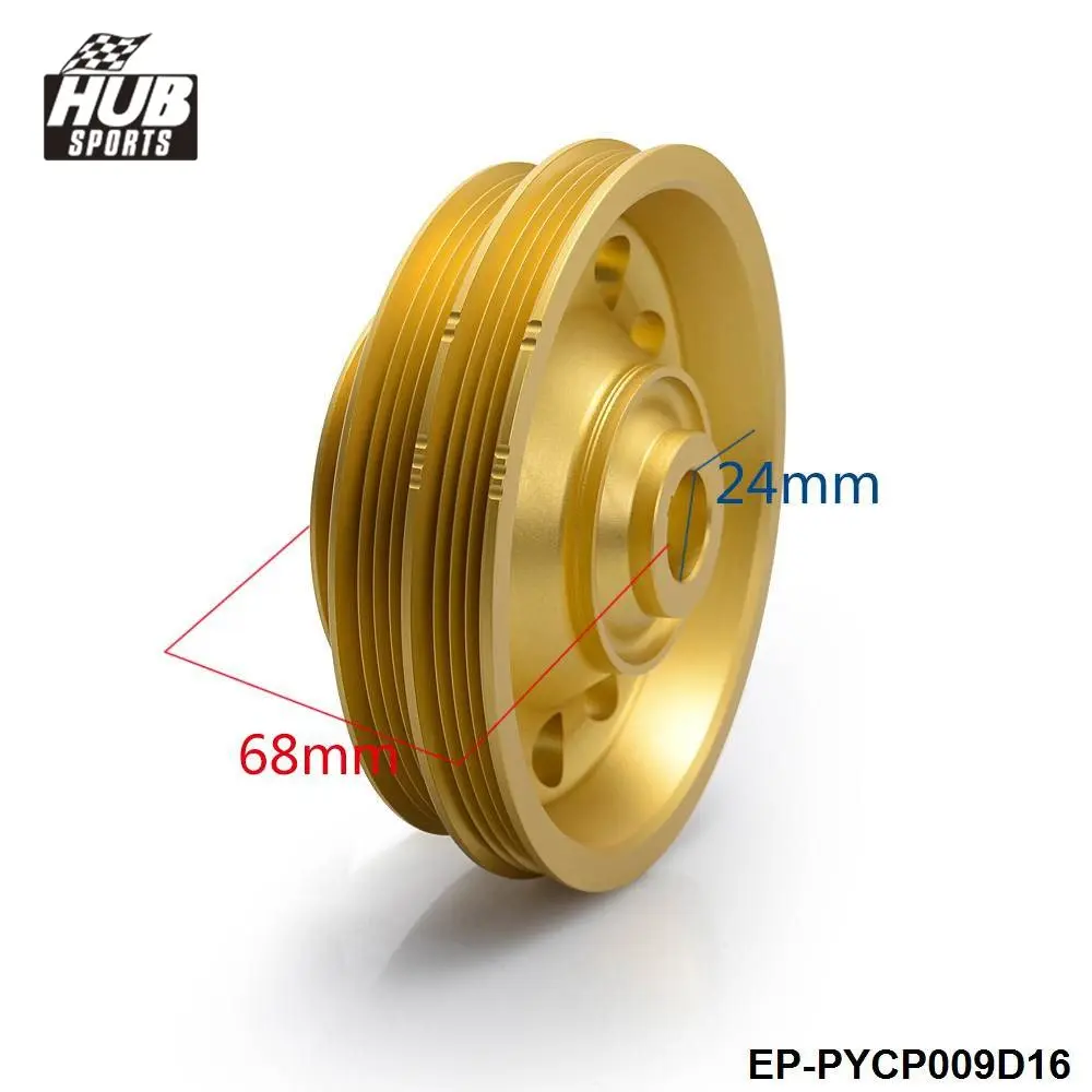 Алюминиевый кривошипный вал светильник шкив для Honda D Series|aluminum crank pulley|crank pulleypulley