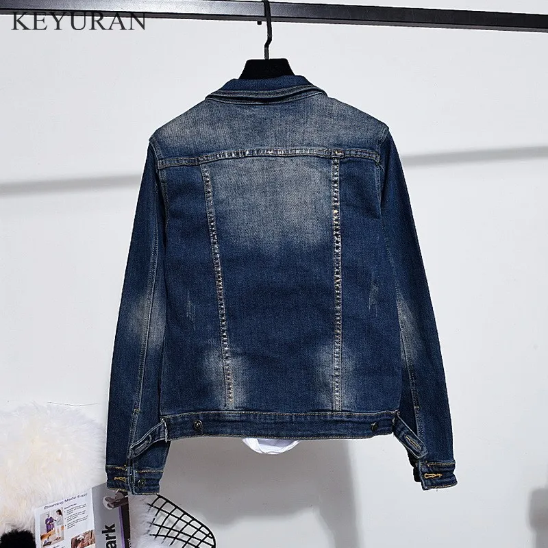 Женский джинсовый костюм с цветочной вышивкой комплект из 2 х предметов