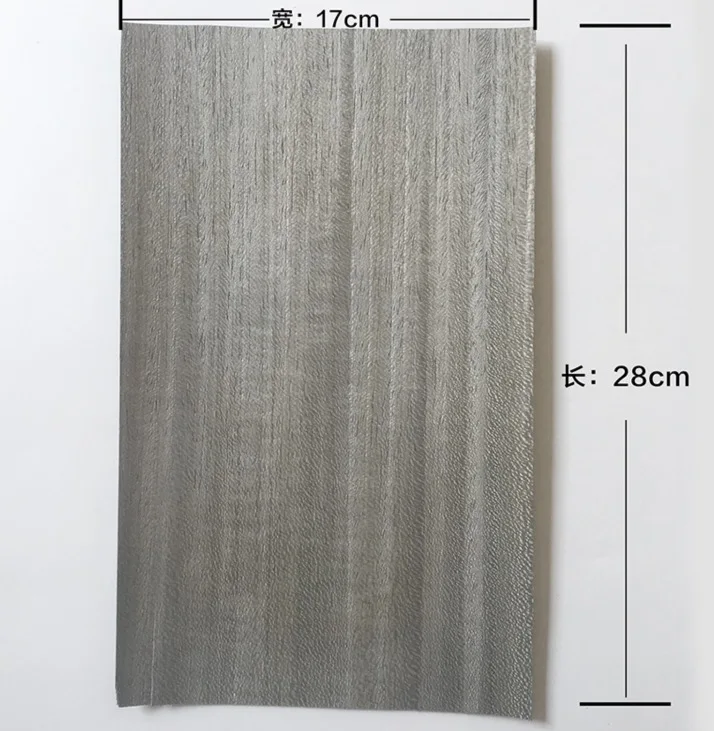 

5Pieces/Lot 17x28mm Thickness:0.5mm Special Racket Wood Chip Gray Stained Veneer