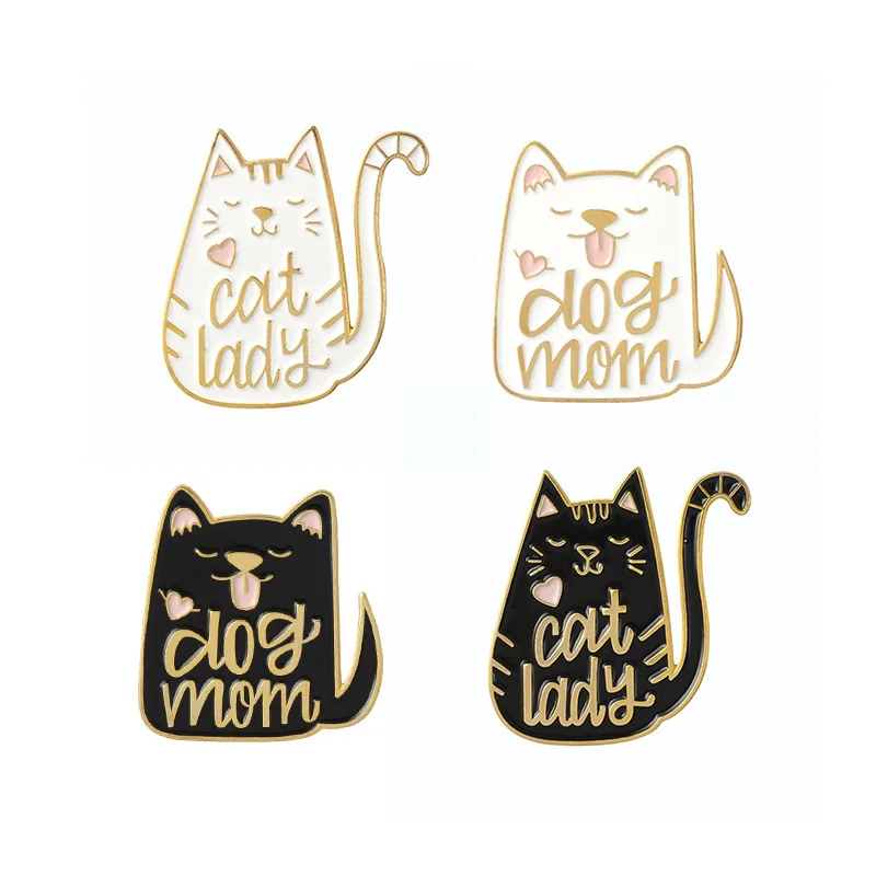 Брошь с эмалью в виде кошки слона фламинго панды пингвина животного 2 4