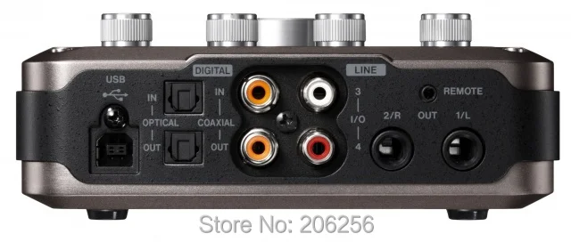 Дешевые рекламные Tascam us-366 USB аудио интерфейс с бортовой микшер DSP 4 в 4 Выход звуковая карта высокого качества HDDA Mic