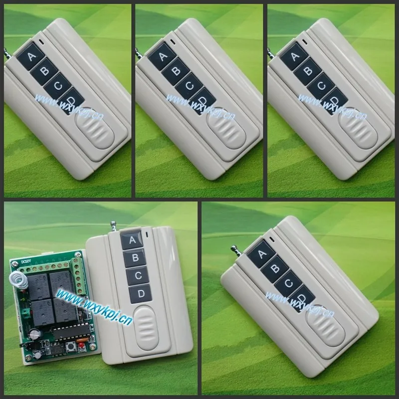 Бесплатная доставка новинка 4 канала 12 В постоянного тока 10 А радиочастотная