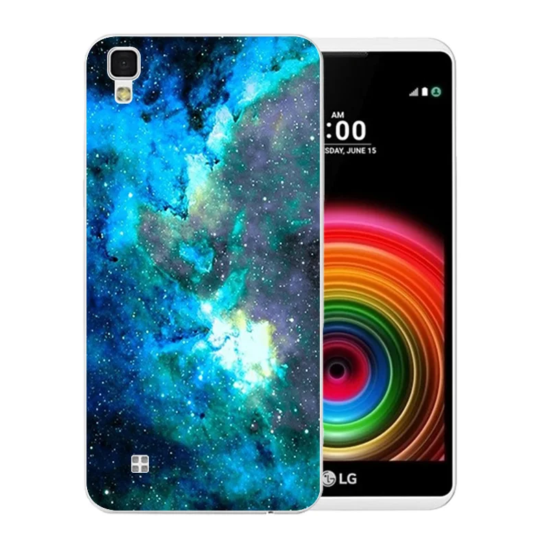 For LG X Power Back Cover Luxury Funda for K220ds K220y Ls755 Coque Starry Sky Pattern Lg Slim Phone Case |