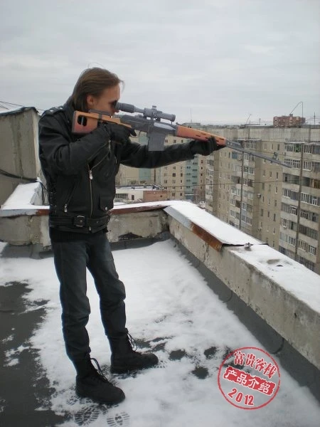 Большой svd снайперская винтовка Повседневная diy Развивающие игрушки украшение дома