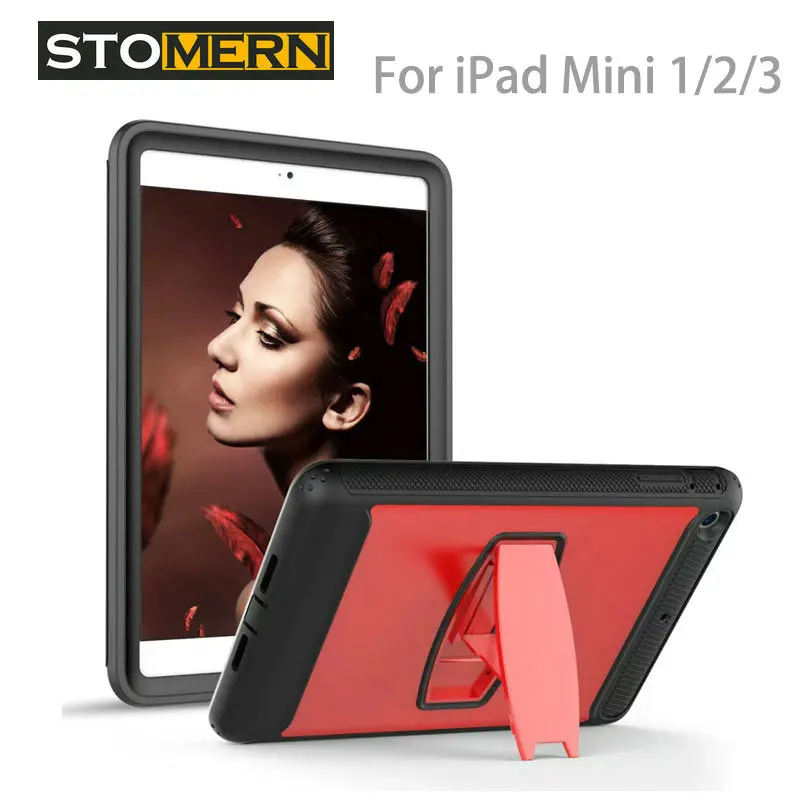 Комбинированный защитный чехол с подставкой для Apple iPad Mini 1 2 3|Чехлы планшетов и