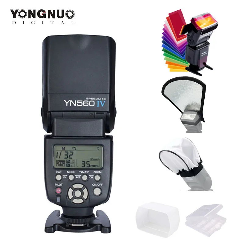 Беспроводной звуковой индикатор Yongnuo YN 560 IV yn560iv 560IV 2 4G для Canon Nikon Olympus Pentax Wireless|560