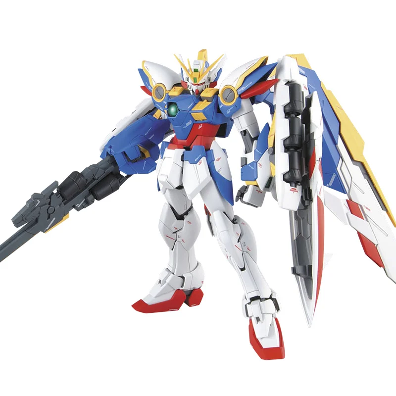 Горячее аниме MG 1/100 Wing Gundam Zero Custom Endless Waltz Ver. Ka XXXG-00W0 головоломка в собранном виде