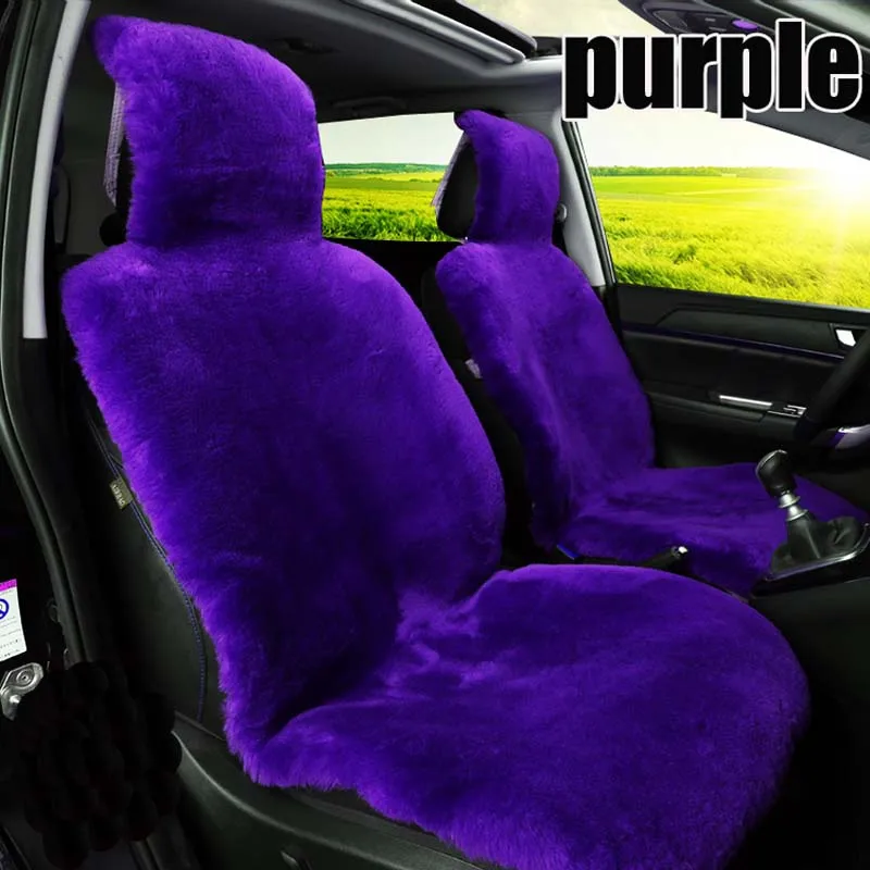 Шерсть 100% натуральный овечий мех чехол для автомобильного сиденья подушка