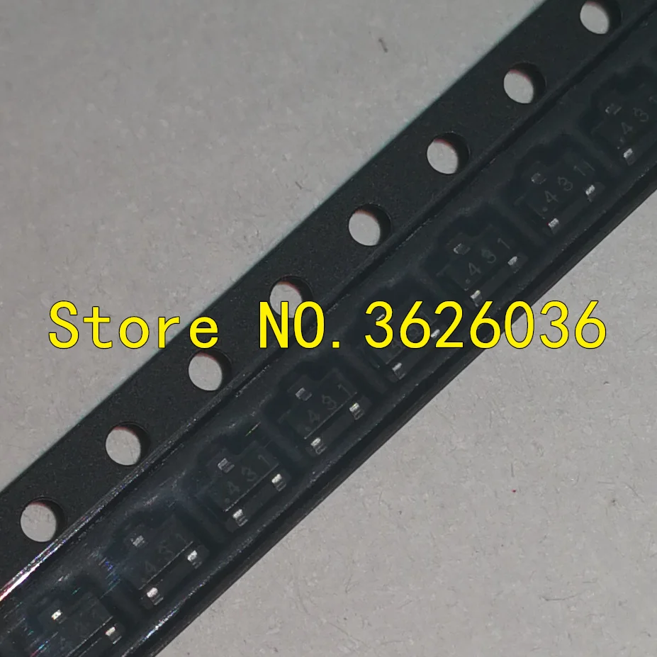 

50PCS TL431 CJ431 0.5% Mark 431 SOT23 SOT-23 Adjustable Precision Shunt Regulators