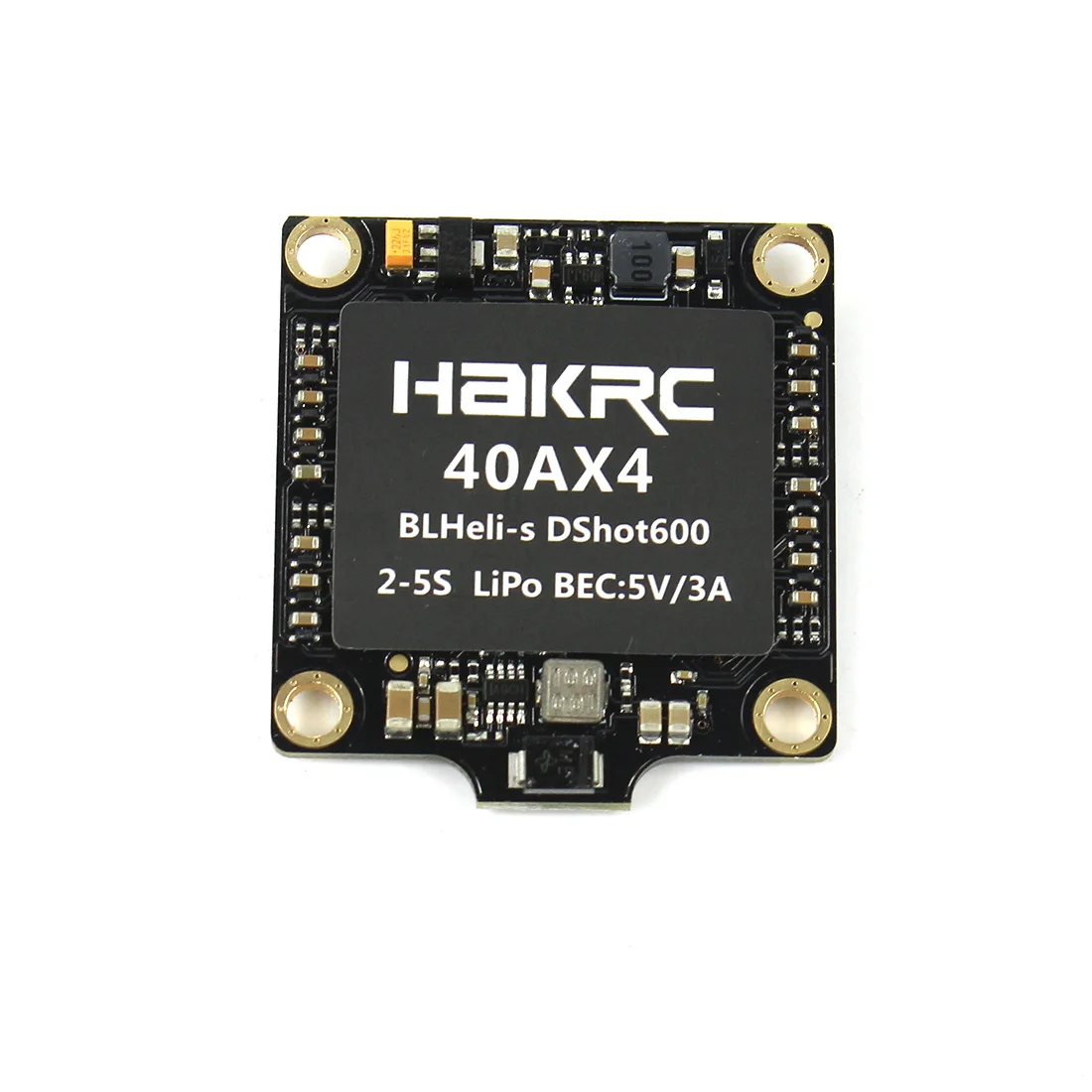 Hakrc 4 в 1 30A/40A Blheli_S BB2 Dshot 150/300/600 мини ESC Скорость контроллер от 2 до 5 лет, S для DIY небольшой гоночный Дрон с видом от первого лица Multcopter на открытом воздухе