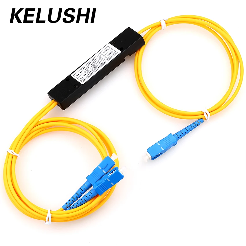 Бесплатная доставка одномодовый сплиттер LC/UPC 1x2 PLC волоконно оптический