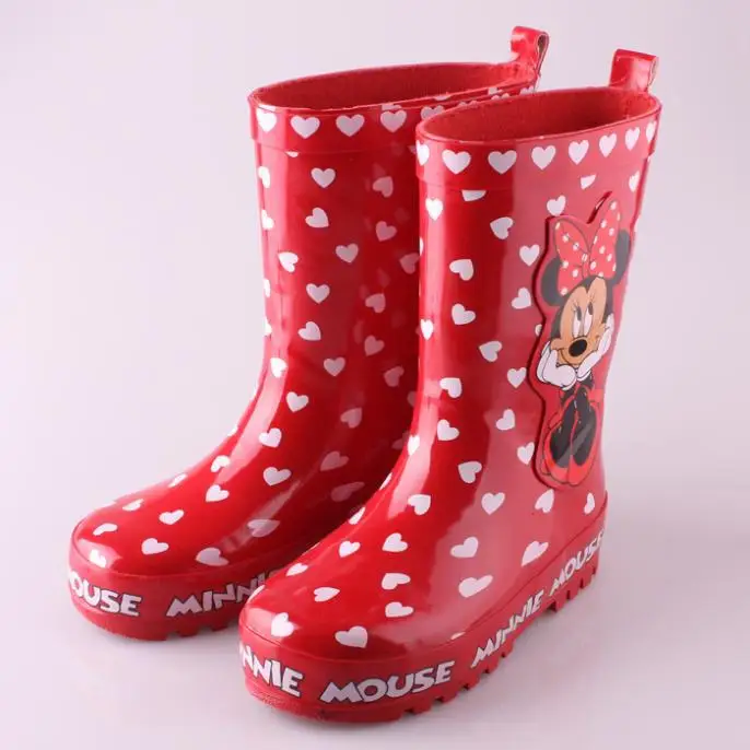 Непромокаемые сапоги для девочек новинка 2017 года Весенняя Брендовая детская