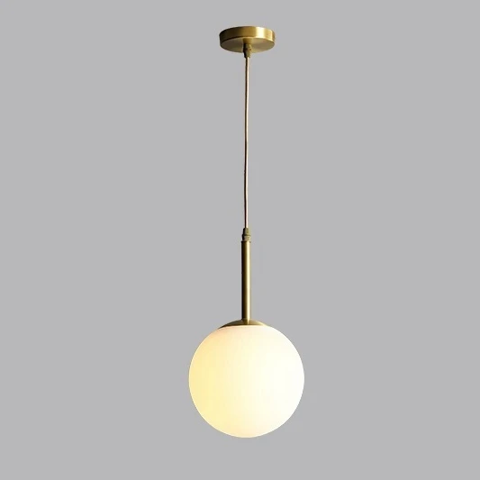 20cm ball Gold wire LukLoy современный подвесной светильник в виде стеклянного шара, прикроватный подвесной светильник для кухни, подвесной светильник в скандинавском стиле, Подвесная лампа CE - Цвет корпуса: 20cm ball Gold wire