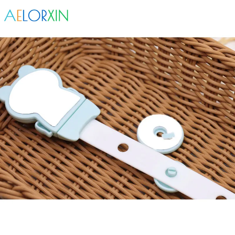 Cerradura con forma de rana para seguridad de ni&ntilde;os, cerrojo con forma de rana para pestillo de caj&oacute;n de gabinete, seguridad para ni&ntilde;os-5