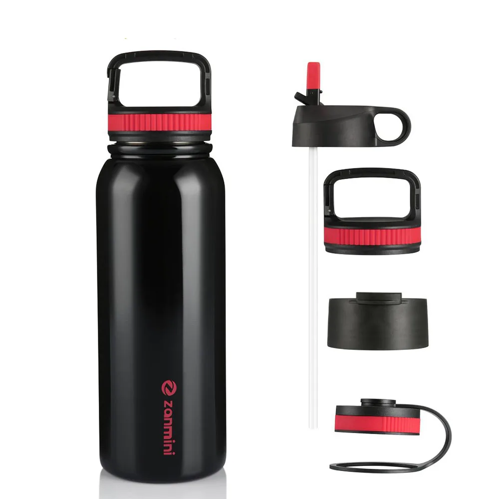 Zanmini 750 ML термос Спорт на открытом воздухе изоляции Нержавеющая сталь вакуумная